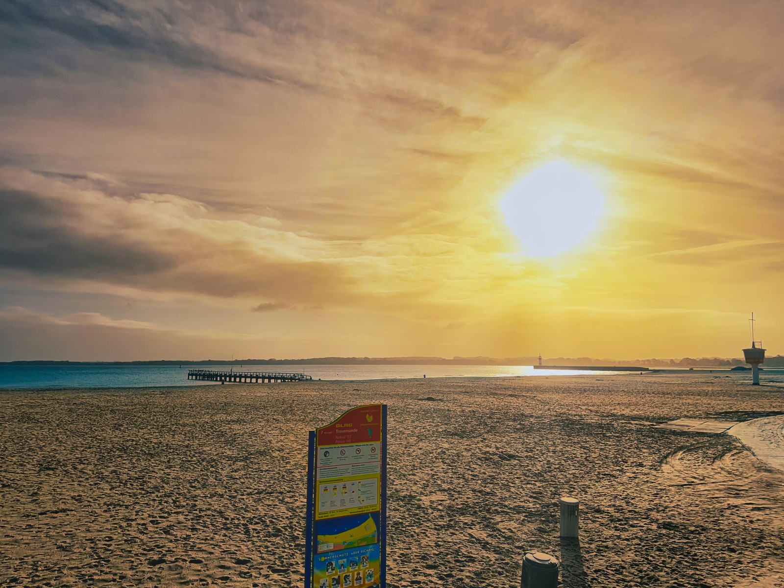 Travemünde Sonnenaufgang