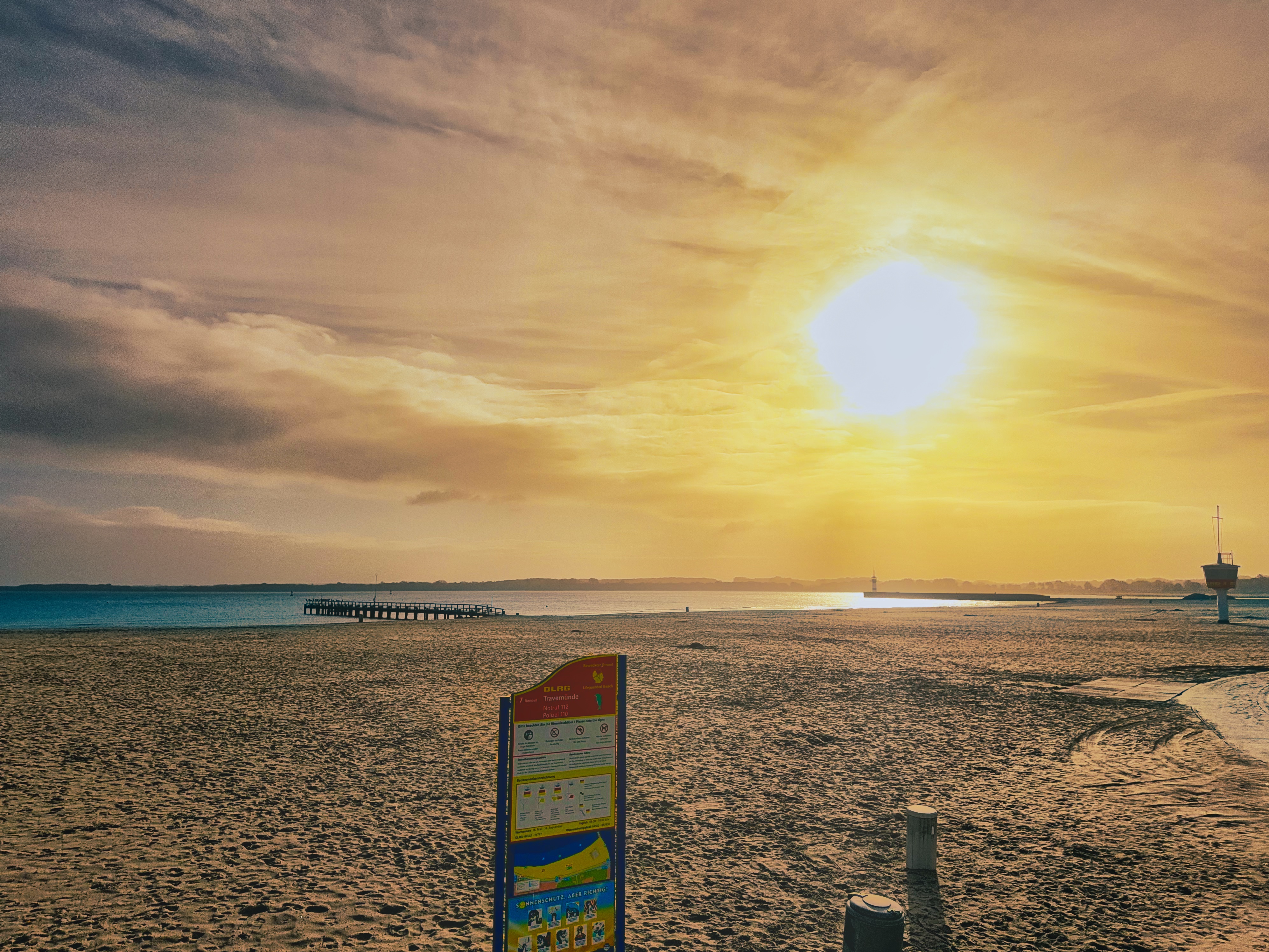 Travemünde Sonnenaufgang