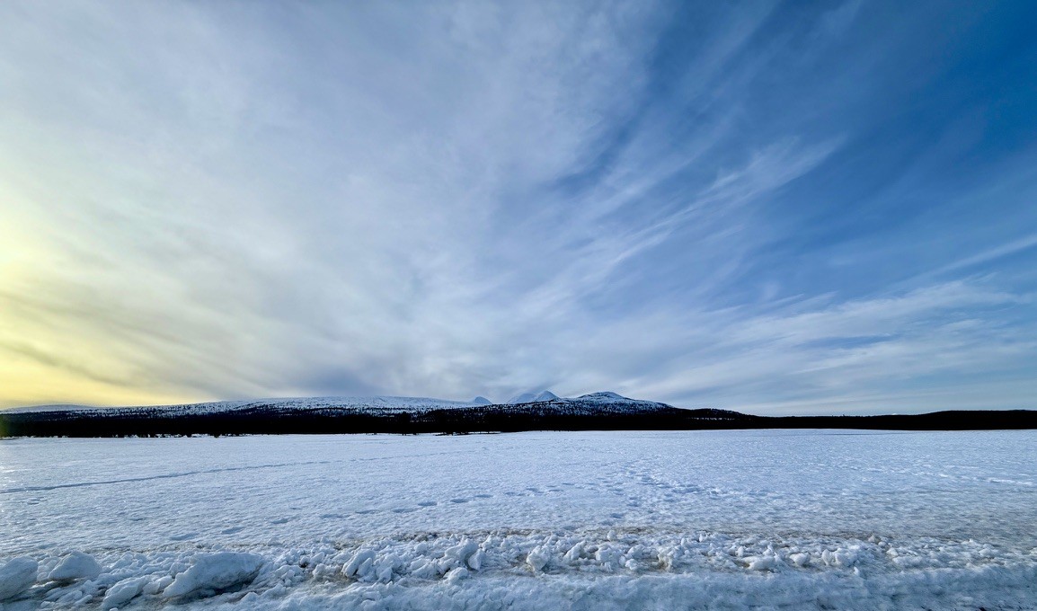 Norwegen, Schneemorgen