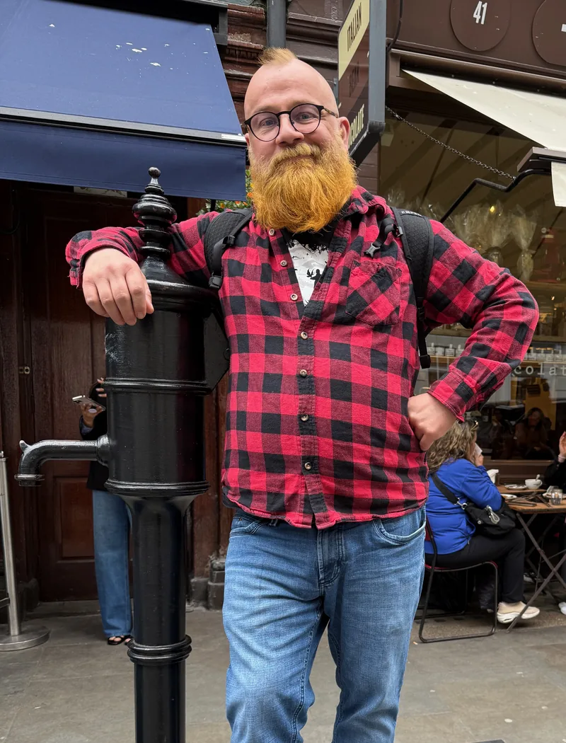 Me at the Broad Street Pump