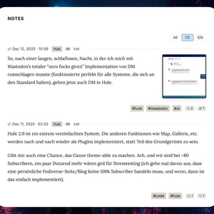 Die Notes-Frontpage