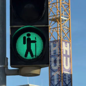 Hiker Traffic Light