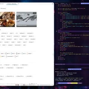 My "development environment" - Vivaldi, WezTerm, nvim, AeroSpace and SimpleBar for tiling window manager.
